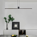 lustre nordique led long suspension réglable suspension lampe