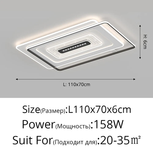 plafonnier led nordique pour intérieur et ambiance chaleureuse - vue 13 sur 14