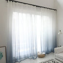 Voilage rideau tulle dégradé moderne salon chambre fenêtre