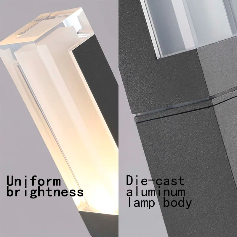 colonne lumineuse led extérieure étanche pour jardin et paysage - vue 7 sur 14