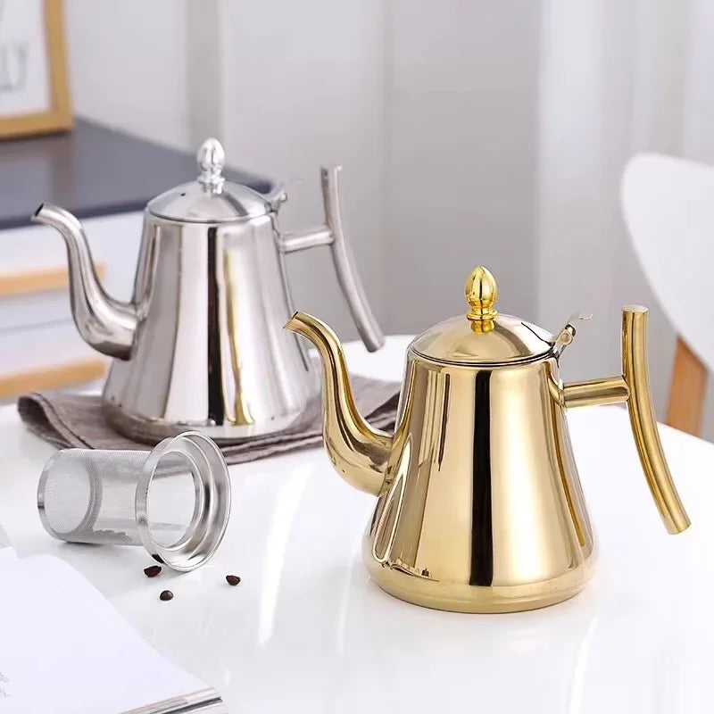 Bouilloire inox avec infuseur amovible tous feux - vue 2 sur 7