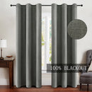 Rideau occultant faux lin sur mesure isolant thermique