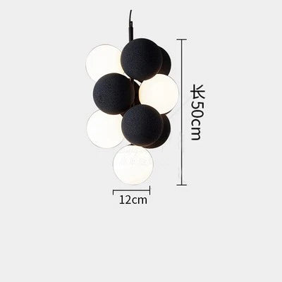 lustre créatif en velours pour un éclairage haut de gamme - vue 7 sur 12