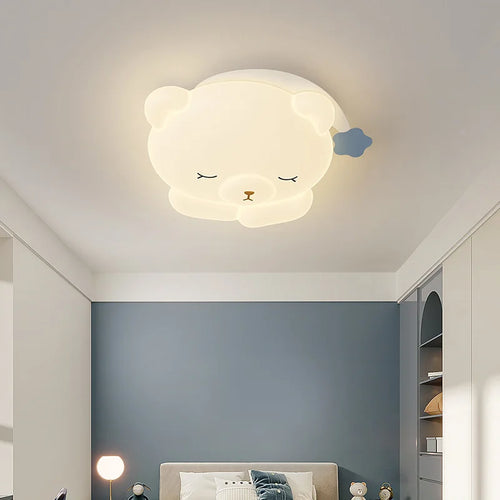 plafonnier ours mignon lampe pour chambre d'enfant moderne et romantique - vue 3 sur 9