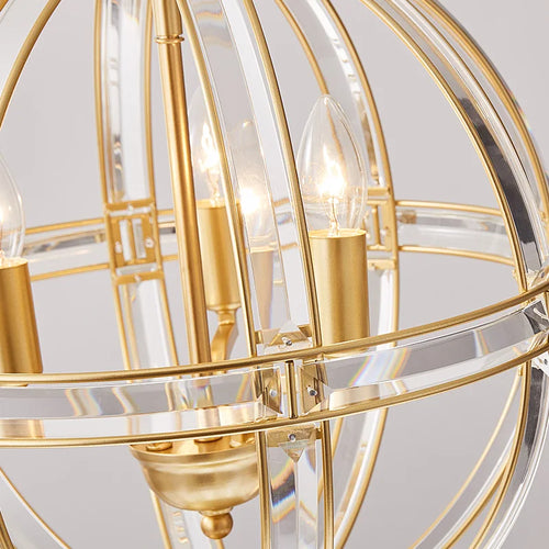 suspension moderne à led pour décoration intérieure luxe - vue 5 sur 7