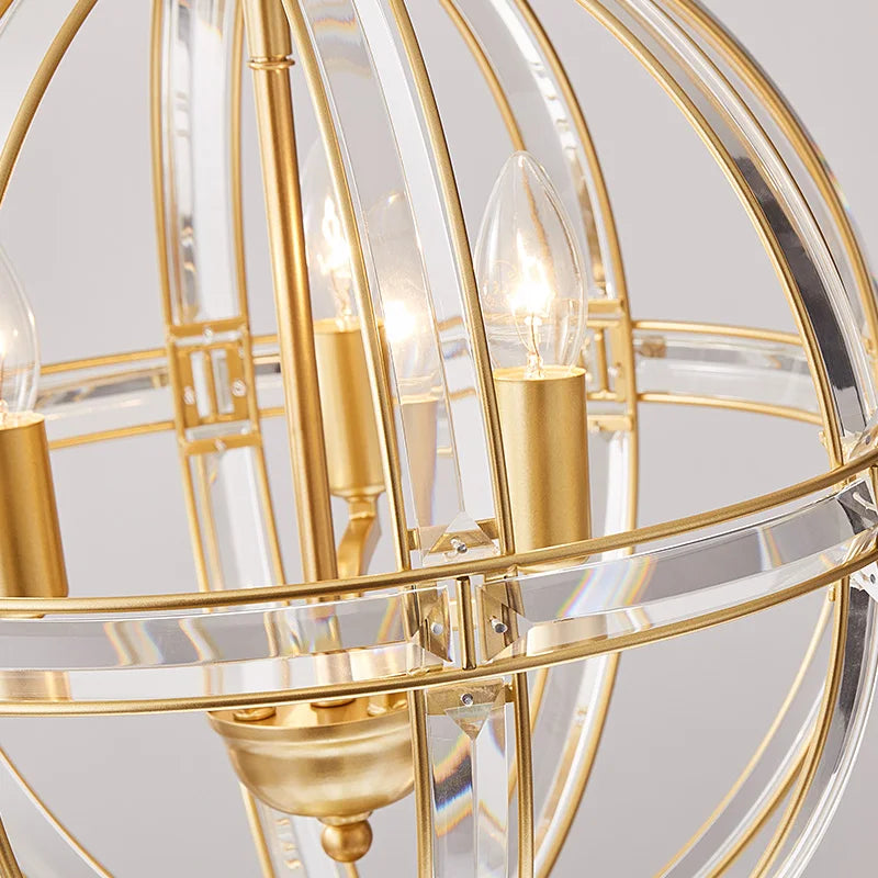 suspension moderne à led pour décoration intérieure luxe - vue 5 sur 7