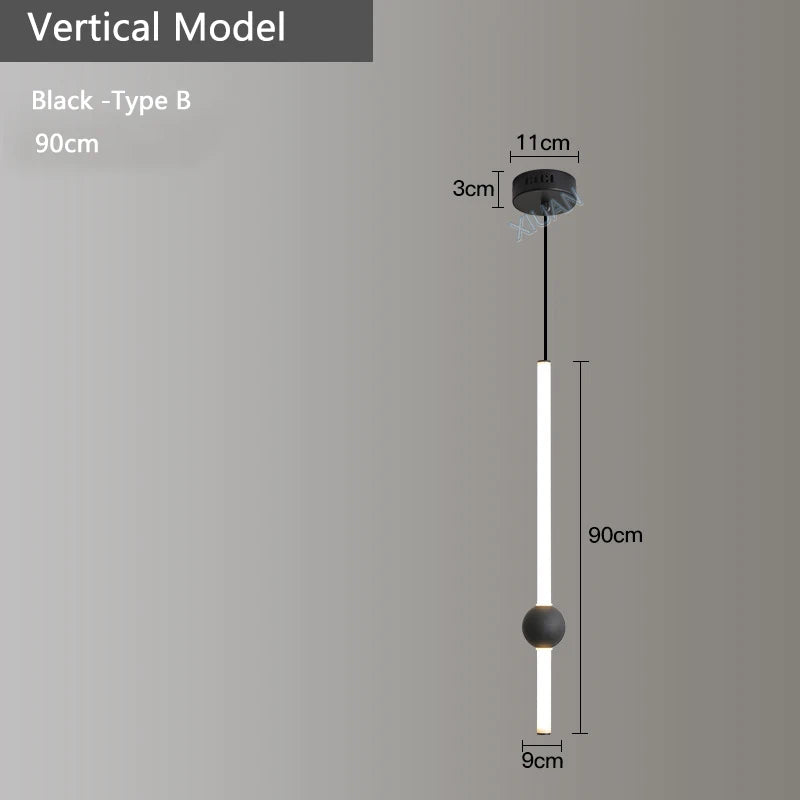 suspension horizontales modernes pour table à manger - vue 8 sur 22