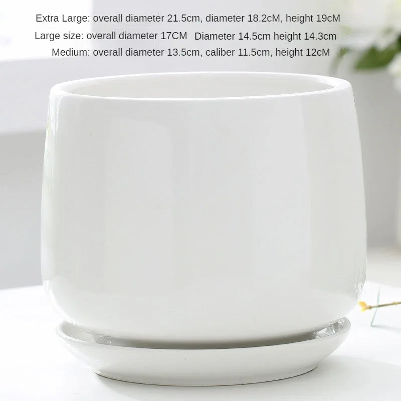 pot de fleurs en céramique créatif pour décoration intérieure et extérieure - vue 3 sur 9