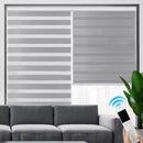 Store zébré électrique double couche occultant télécommande maison