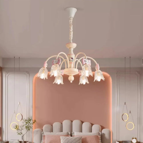 lustre créatif mignon pour chambre de princesse enfant - vue 3 sur 8