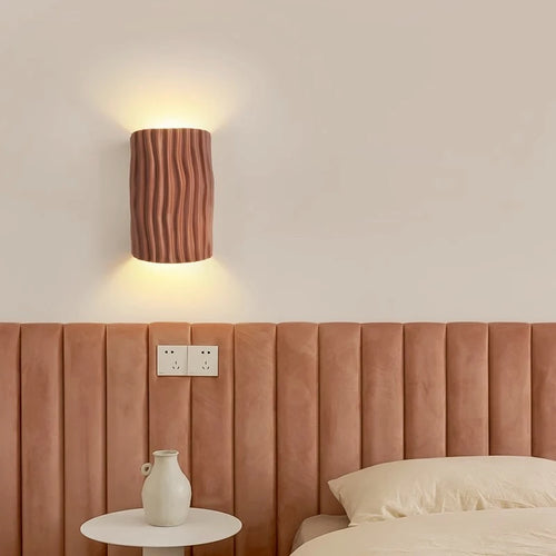 Bedroom bedside wall light, cream style living room background wall decoration light, corridor corridor atmosphere LED light - vue 5 sur 10
