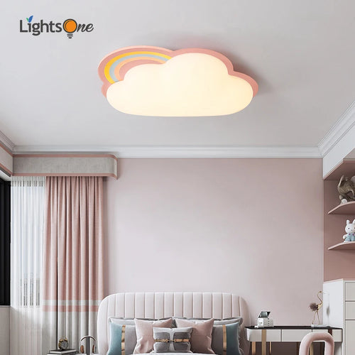 plafonnier nuage arc-en-ciel pour chambre enfant décor créatif - vue 2 sur 7