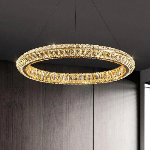 lustre de luxe en cristal led pour hôtel et bar - vue 3 sur 16