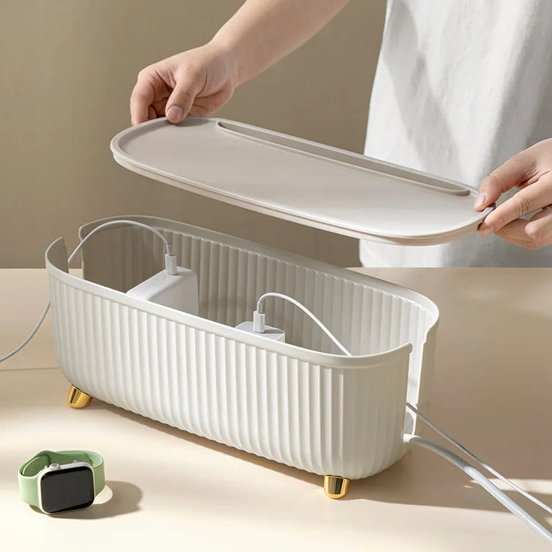 mallette de rangement pour câbles et accessoires divers - vue 4 sur 8