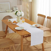 Chemin de table rouge noel polyester infroissable fete