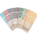 serviette de plage coton jacquard losanges sport rapide