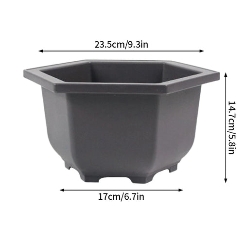 pots de fleurs rectangulaires imitation argile pour jardin extérieur - vue 26 sur 30