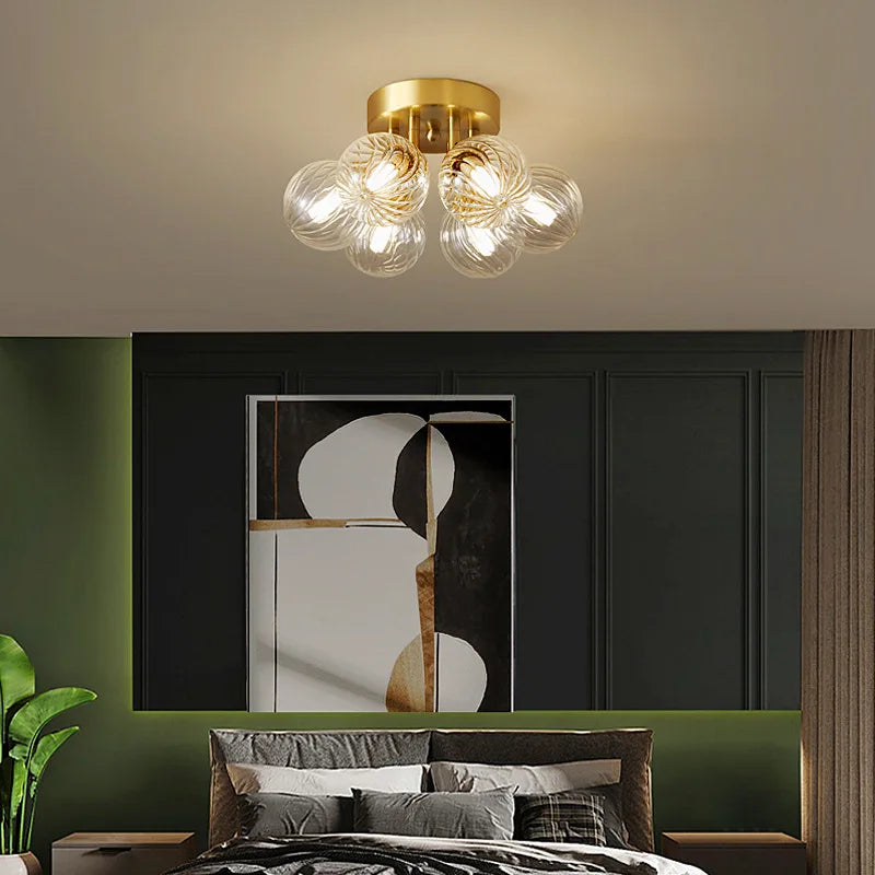 lustre moderne en forme de haricot magique pour décoration intérieure - vue 2 sur 9