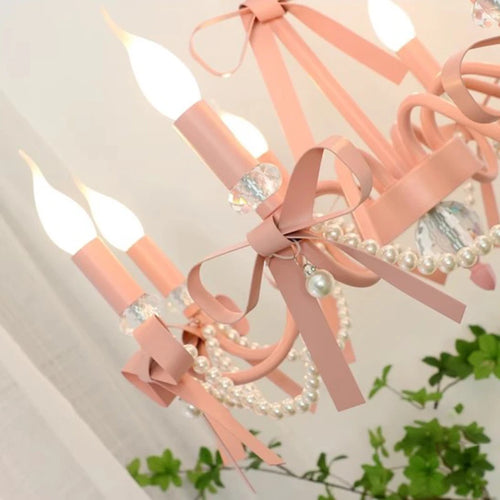 lustre romantique mignon pour chambre enfant décoration lumineuse - vue 6 sur 8