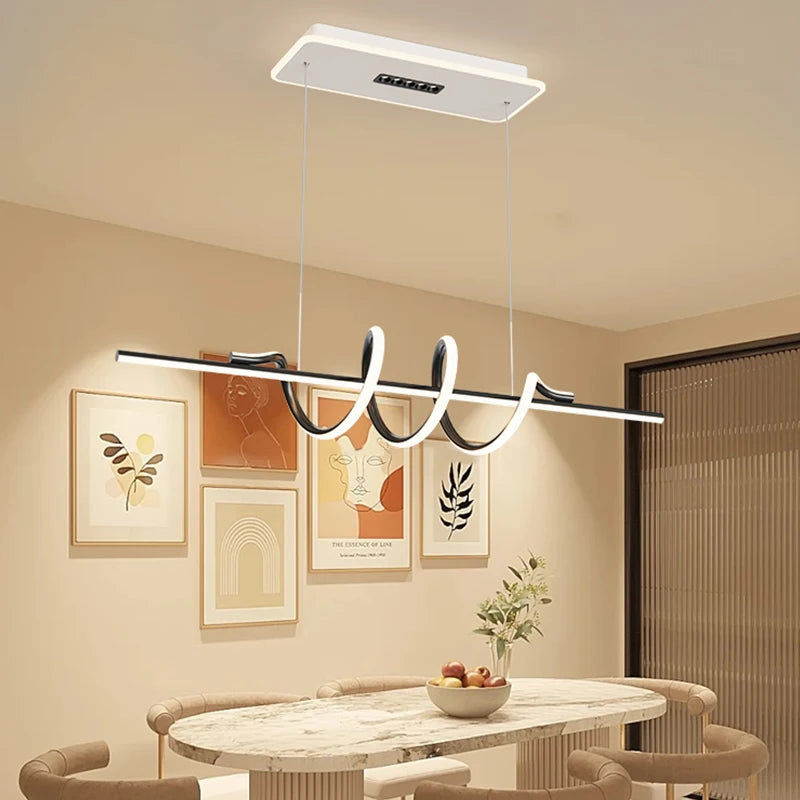 lampe suspendue décorative avec projecteur led pour divers usages - vue 6 sur 8