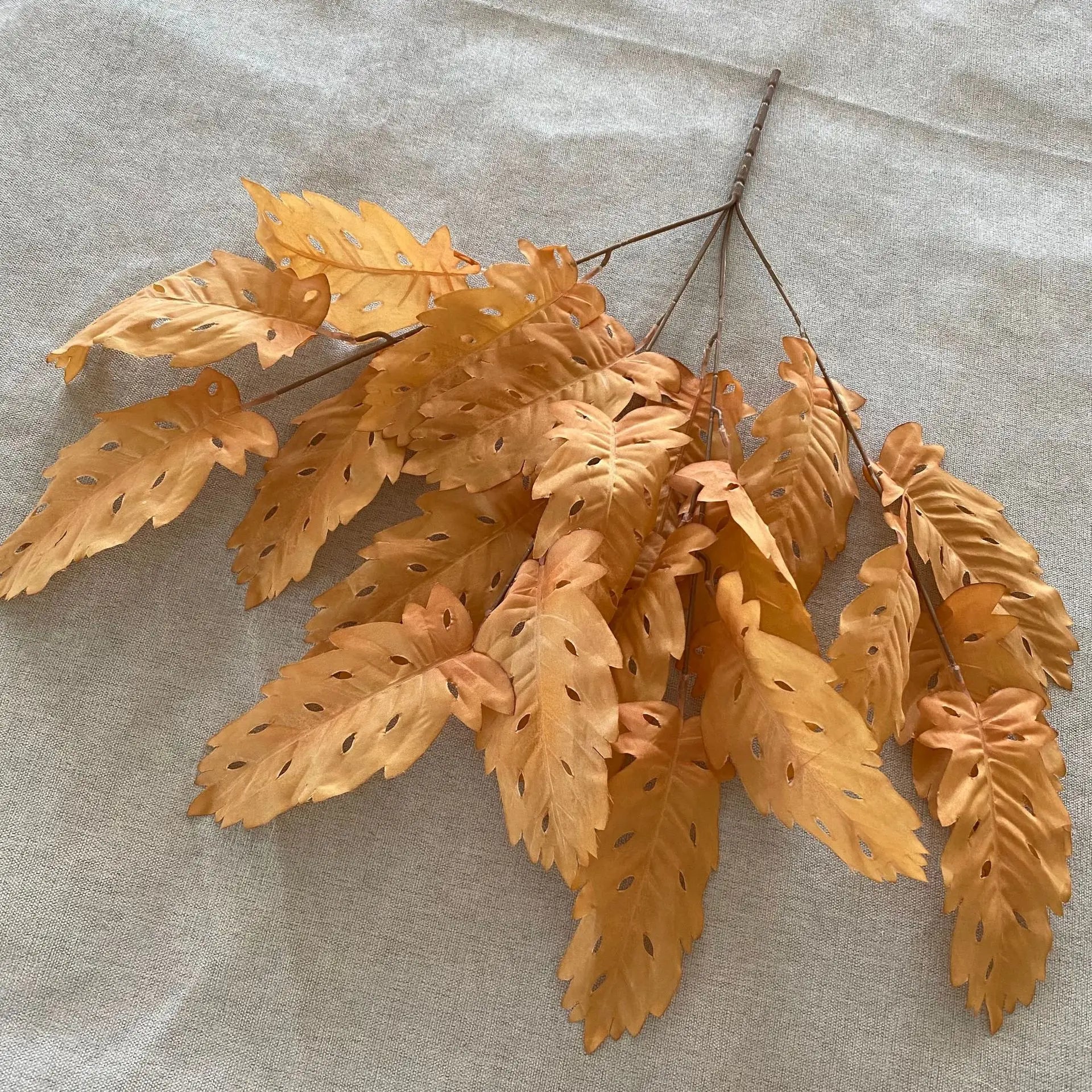 plantes artificielles feuilles de soie pour décoration florale - vue 9 sur 15