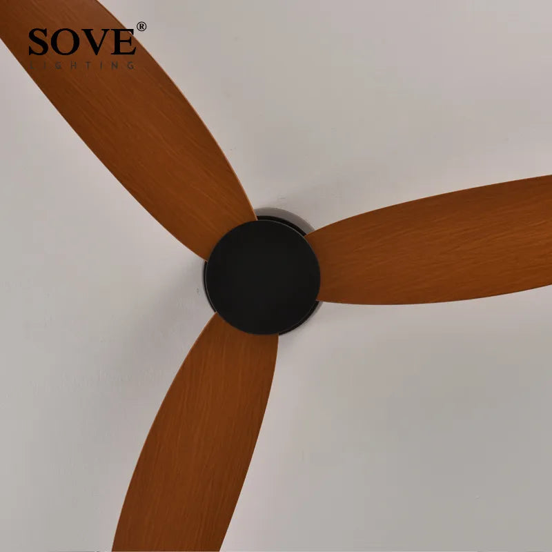 SOVE ventilateur de plafond blanc plancher bas Ultra mince 17 cm DC ventilateur de plafond avec télécommande ventilateurs de plafond simples sans lumière 220 V - vue 5 sur 14