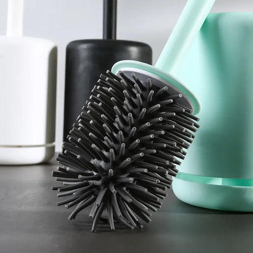 brosse de toilette murale avec support de rangement pratique - vue 6 sur 9