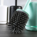 brosse de toilette murale avec support de rangement pratique