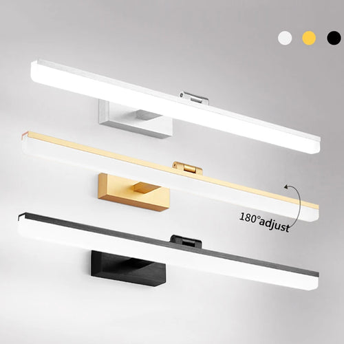 lampe led moderne pour miroir de vanité et vestiaire - vue 5 sur 23