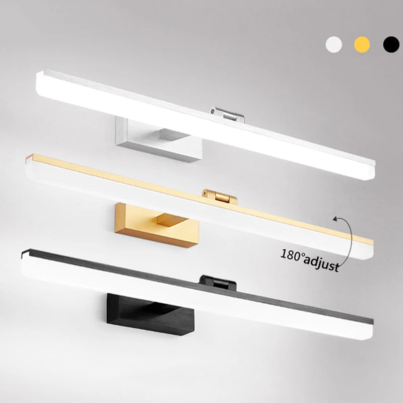 lampe led moderne pour miroir de vanité et vestiaire - vue 4 sur 23