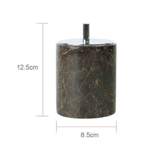 accessoires de salle de bain en marbre naturel ensemble luxe - vue 28 sur 27