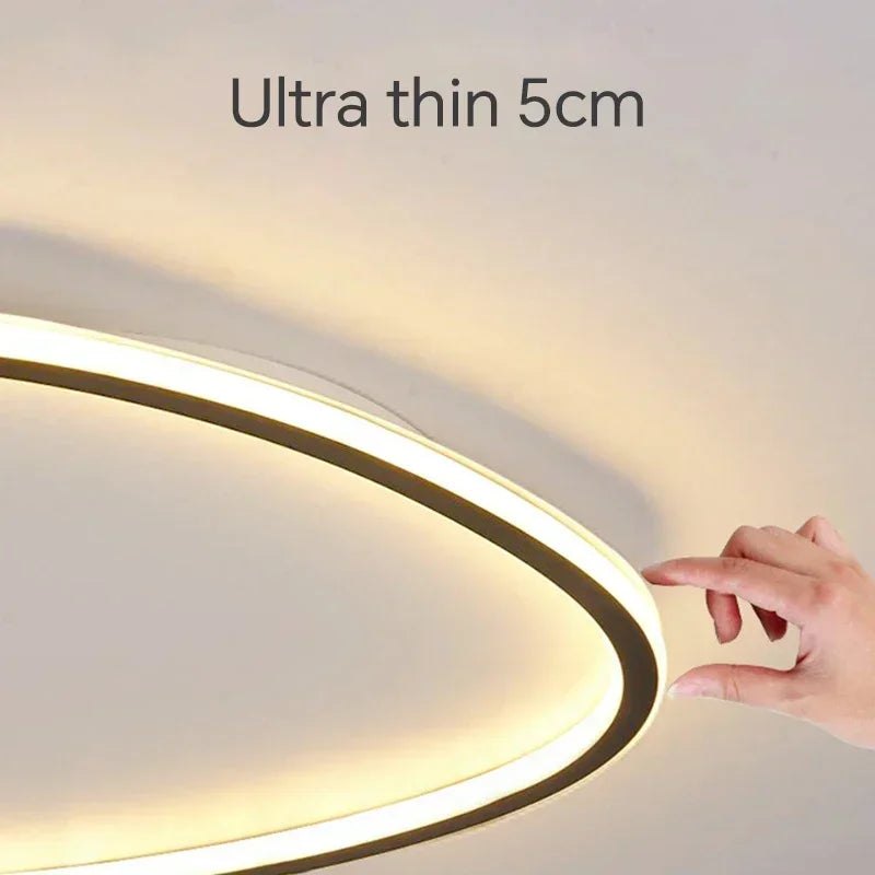 lustre moderne à leds pour décoration intérieure élégante - vue 6 sur 12