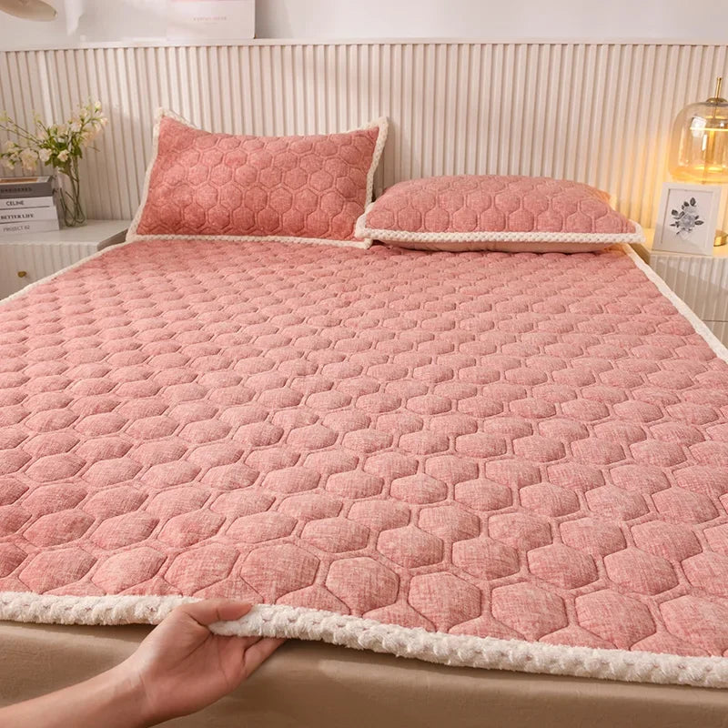 surmatelas doux pour étudiants en peluche pour lit simple ou double - vue 17 sur 18