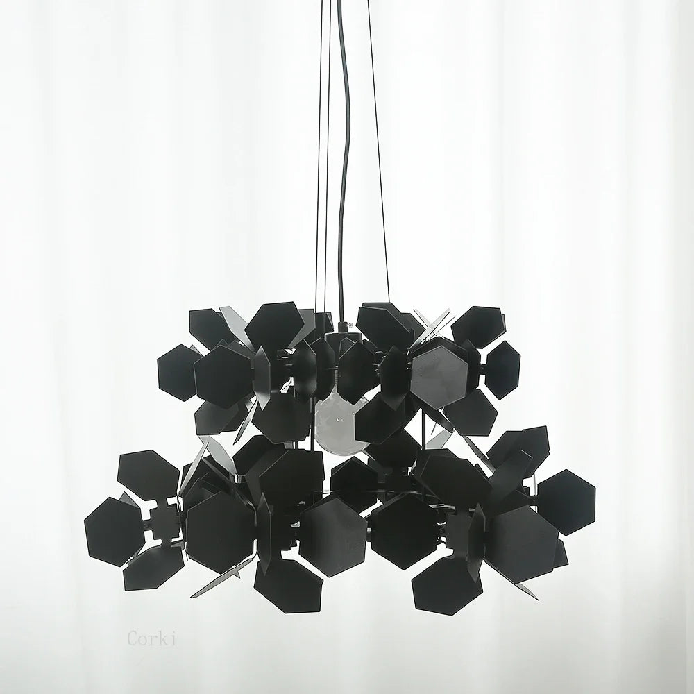 suspension moderne en fer design scandinave pour intérieur élégant - vue 5 sur 7