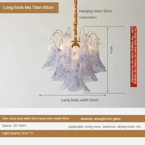 lustre en cristal de luxe rétro pour intérieur élégant - vue 8 sur 12