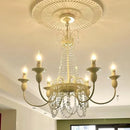lustre en cristal style français pour chambre de princesse