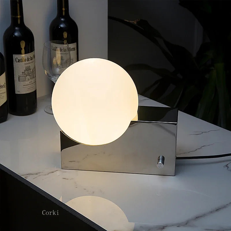 lampe de bureau led design nordique pour décoration intérieure - vue 3 sur 10