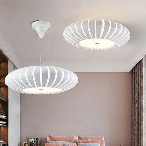 Plafonnier LED moderne chambre créative chaude citrouille Restaurant décor - vue 2 sur 8