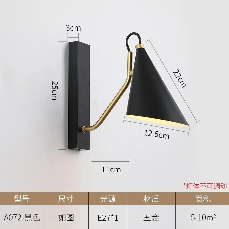 applique murale mécanique led design pour café et restaurant - vue 8 sur 10