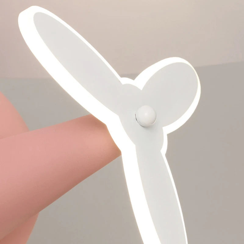 suspension hélicoptère ventilateur led pour enfants télécommande directe - vue 6 sur 8
