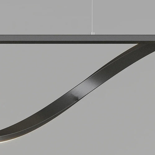 suspension led minimalistes en verre gradation luminaire domestique - vue 7 sur 8