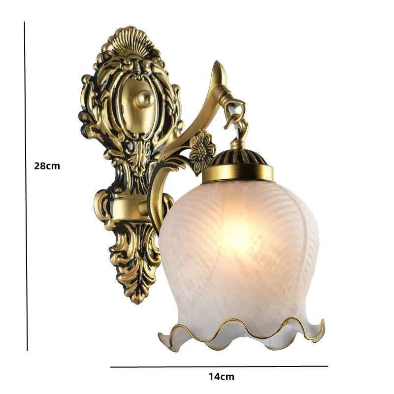 lustre vintage élégant en métal et verre design décoratif