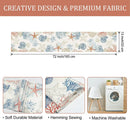 Chemin de table lin motif ocean style nautique