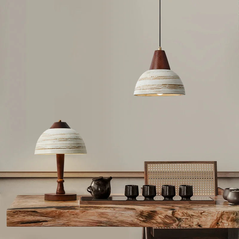 lustre moderne en céramique suspension pour décoration - vue 6 sur 8