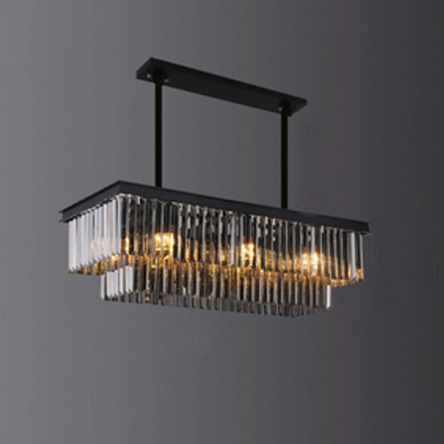 lustre moderne en cristal pour un éclairage élégant intérieur - vue 4 sur 6