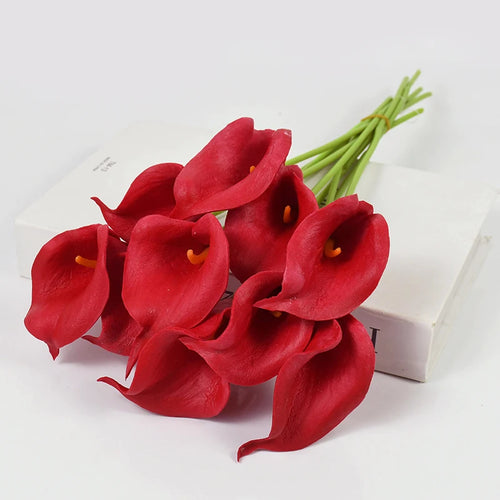 lot de fleurs artificielles lys calla pour mariage et décoration - vue 18 sur 17