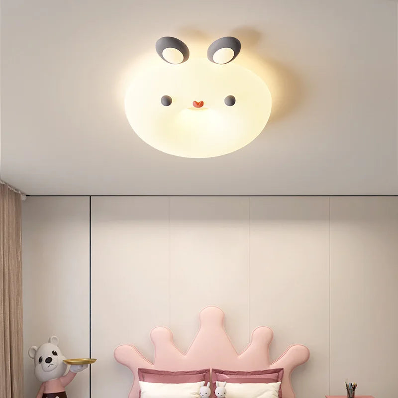 plafonnier led chat mignon pour chambre d'enfant prince et princesse - vue 4 sur 13