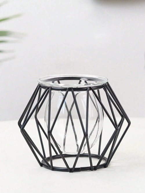 arrangement de fleurs transparent pour décoration intérieure avec plantes d'eau - vue 6 sur 6