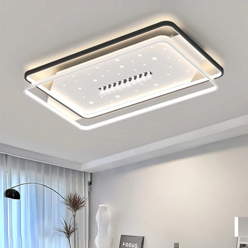 plafonnier led moderne pour intérieur et ambiance élégante - vue 3 sur 9