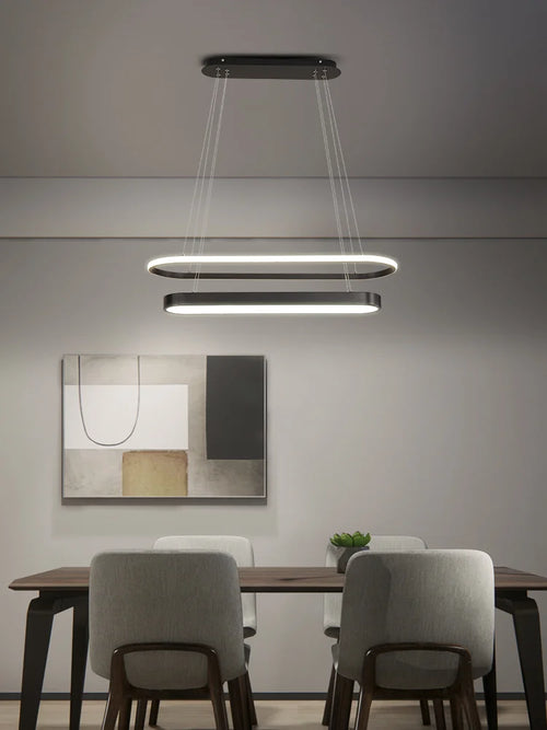 suspension à led nordique pour décoration intérieure moderne - vue 5 sur 11